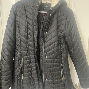 Giacca Black Quilted Puffer Jacket- Large